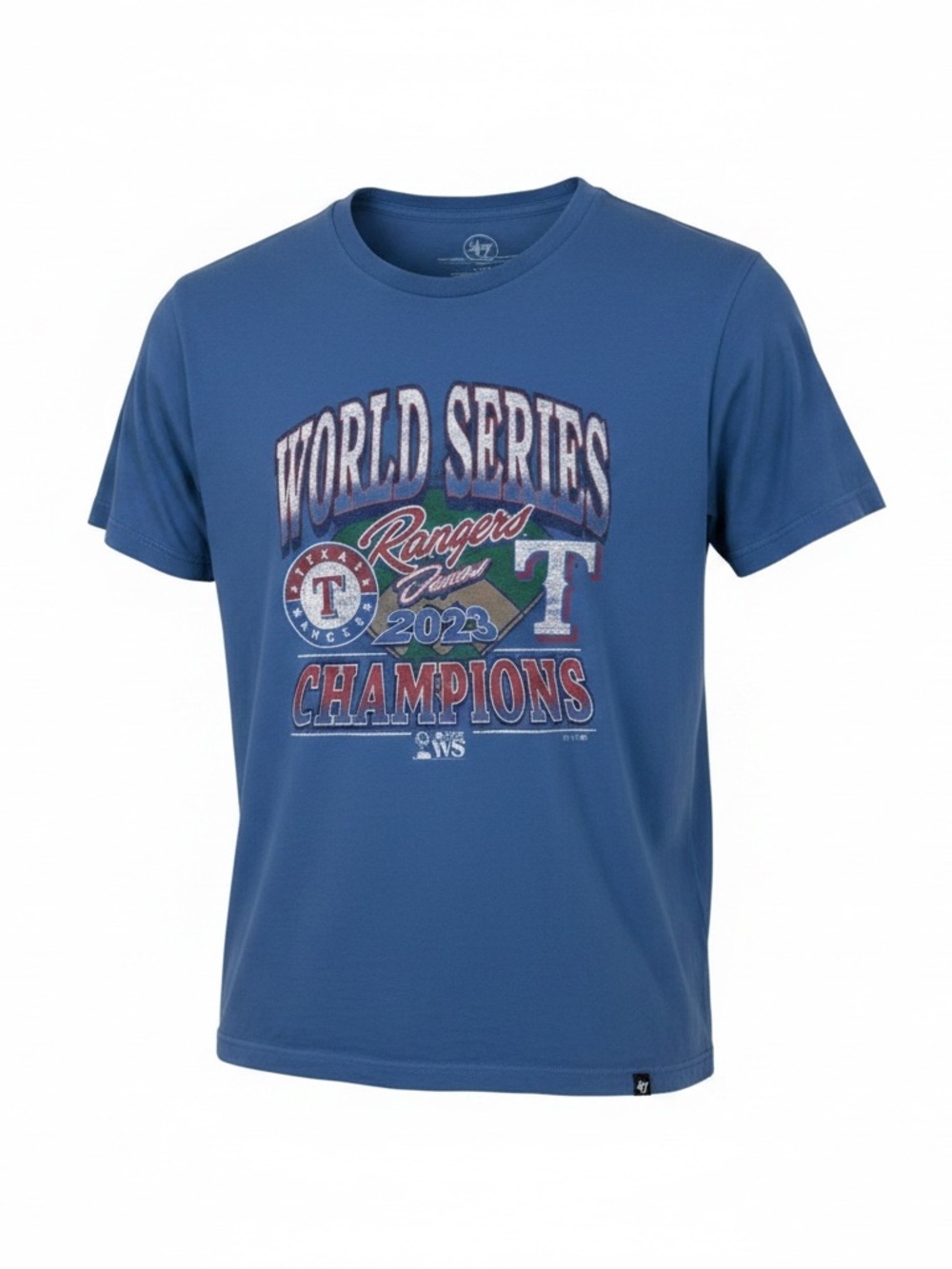 47 Texas Rangers World Series Champions Graphic Tee - Royal Blue